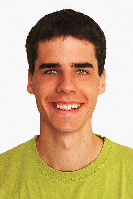 AI.1.00005.0004 / Anatoly IVANOV self-portrait in green t-shirt